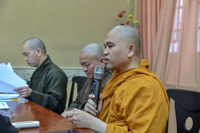 HVPGVN tại TP. HCM: Chuẩn bị cho kỳ thi tuyển sinh cử nhân Phật học khóa XV