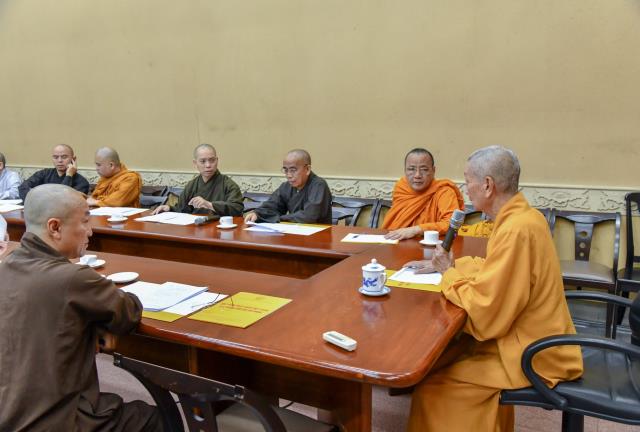 HVPGVN tại TP. HCM: Chuẩn bị cho kỳ thi tuyển sinh cử nhân Phật học khóa XV