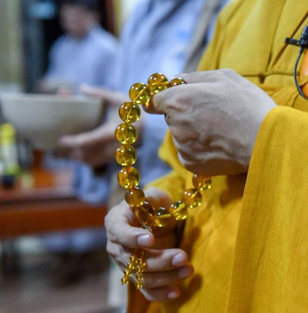 Chùm ảnh: Ăn trong chánh niệm và chấp tác ngày 18/09/2020