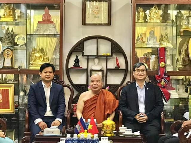 TP. Hồ Chí Minh: Chùa Phổ Minh họp mặt kỷ niệm 53 năm thiết lập quan hệ ngoại giao Việt Nam - Campuchia