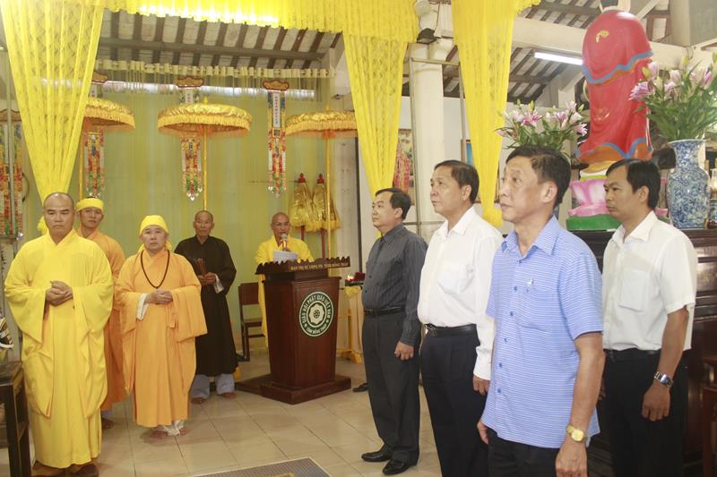 Đồng Tháp: Các đoàn phúng viếng lễ tang cố Đại lão Hòa thượng Thích Thiện Huệ