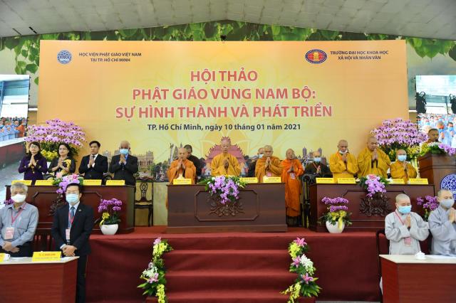 TP.HCM: Lễ khai mạc hội thảo Phật giáo vùng Nam Bộ