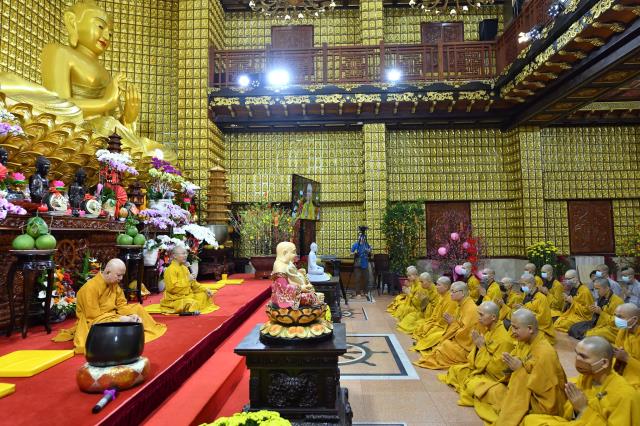 Lễ mừng Khánh tuế tại chùa Giác Ngộ năm 2021