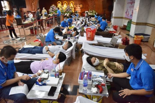 Chùa Giác Ngộ: 342 Người Tham Gia Hiến Máu Nhân Đạo Lần Thứ 41 (HM41)