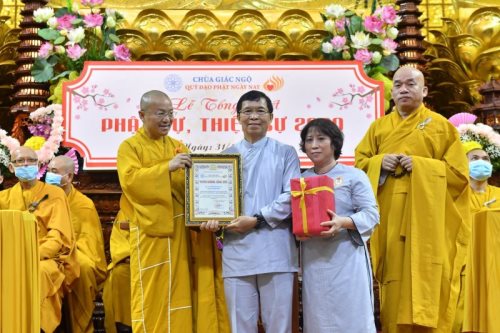 Lễ Tổng Kết Phật Sự, Thiện Sự Chùa Giác Ngộ - Quỹ Đạo Phật Ngày Nay Năm 2020
