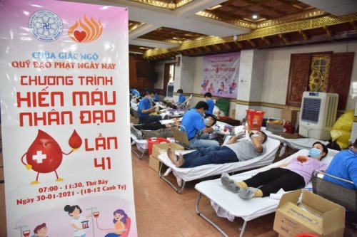 Chùa Giác Ngộ: 342 Người Tham Gia Hiến Máu Nhân Đạo Lần Thứ 41 (HM41)