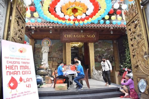 Chùa Giác Ngộ: 342 Người Tham Gia Hiến Máu Nhân Đạo Lần Thứ 41 (HM41)