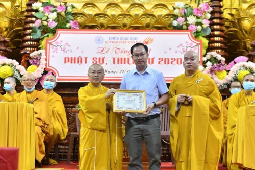 Lễ Tổng Kết Phật Sự, Thiện Sự Chùa Giác Ngộ - Quỹ Đạo Phật Ngày Nay Năm 2020