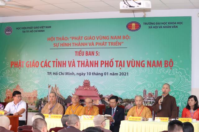 Phiên làm việc của 05 tiểu ban trong Hội thảo &#039;Phật giáo vùng Nam bộ: Sự hình thành và phát triển&quot;