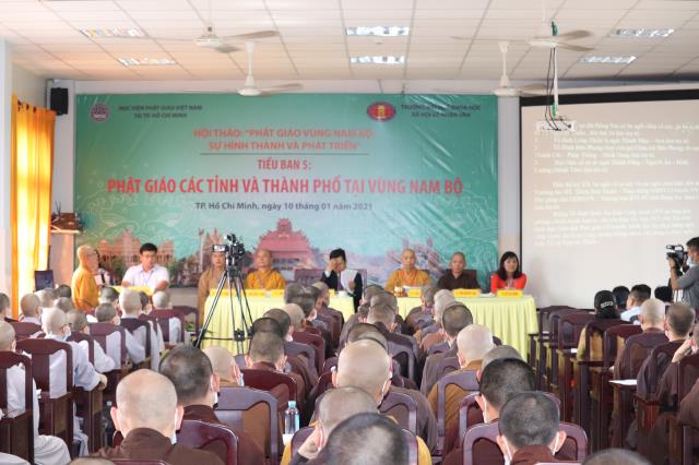 Phiên làm việc của 05 tiểu ban trong Hội thảo &#039;Phật giáo vùng Nam bộ: Sự hình thành và phát triển&quot;
