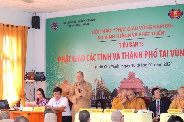 Phiên làm việc của 05 tiểu ban trong Hội thảo &#039;Phật giáo vùng Nam bộ: Sự hình thành và phát triển&quot;
