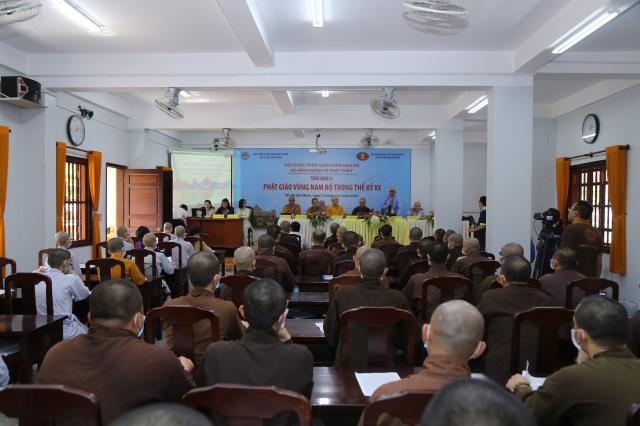 Phiên làm việc của 05 tiểu ban trong Hội thảo &#039;Phật giáo vùng Nam bộ: Sự hình thành và phát triển&quot;