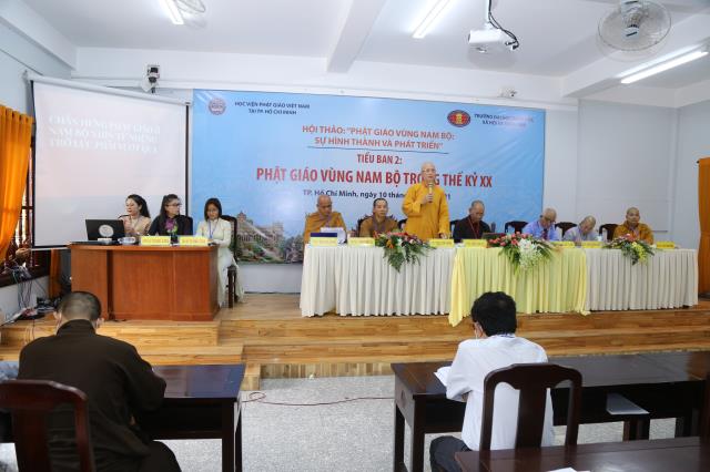 Phiên làm việc của 05 tiểu ban trong Hội thảo &#039;Phật giáo vùng Nam bộ: Sự hình thành và phát triển&quot;