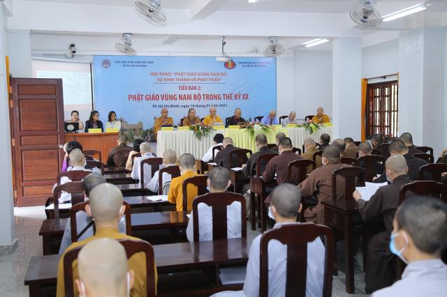 Phiên làm việc của 05 tiểu ban trong Hội thảo &#039;Phật giáo vùng Nam bộ: Sự hình thành và phát triển&quot;