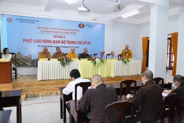 Phiên làm việc của 05 tiểu ban trong Hội thảo &#039;Phật giáo vùng Nam bộ: Sự hình thành và phát triển&quot;