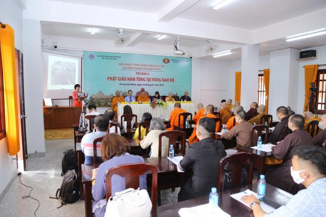 Phiên làm việc của 05 tiểu ban trong Hội thảo &#039;Phật giáo vùng Nam bộ: Sự hình thành và phát triển&quot;