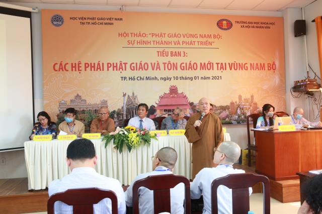 Phiên làm việc của 05 tiểu ban trong Hội thảo &#039;Phật giáo vùng Nam bộ: Sự hình thành và phát triển&quot;
