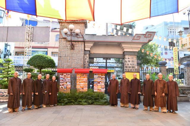 Tăng đoàn chùa Giác Ngộ dự Đại hội trù bị chuẩn bị cho Đại hội Đại biểu Phật giáo Quận 10 lần thứ X (nhiệm kỳ 2021 - 2026)