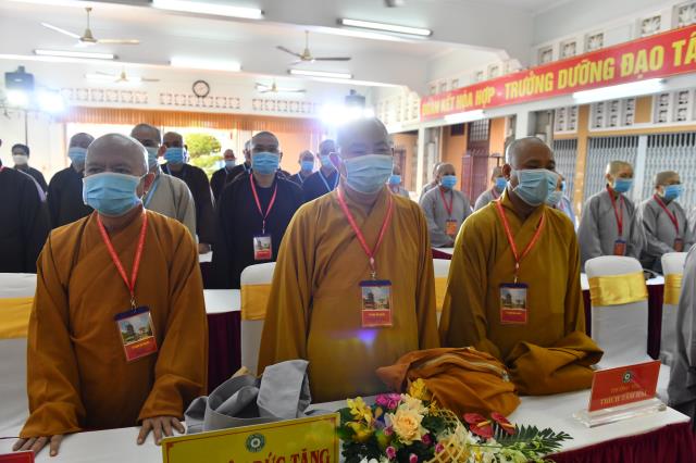Tăng đoàn chùa Giác Ngộ dự Đại hội trù bị chuẩn bị cho Đại hội Đại biểu Phật giáo Quận 10 lần thứ X (nhiệm kỳ 2021 - 2026)