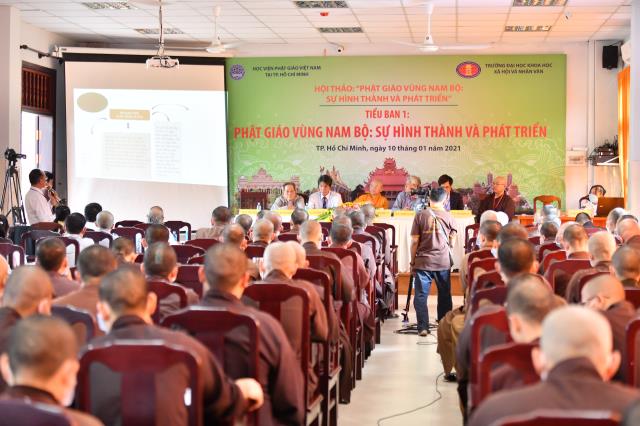 Phiên làm việc của 05 tiểu ban trong Hội thảo &#039;Phật giáo vùng Nam bộ: Sự hình thành và phát triển&quot;