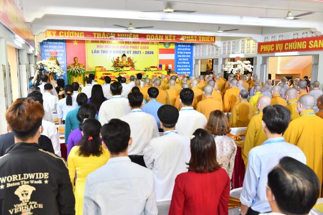 TP.HCM: Đại hội Đại biểu Phật giáo Quận 10 lần thứ X (nhiệm kỳ 2021 - 2026)