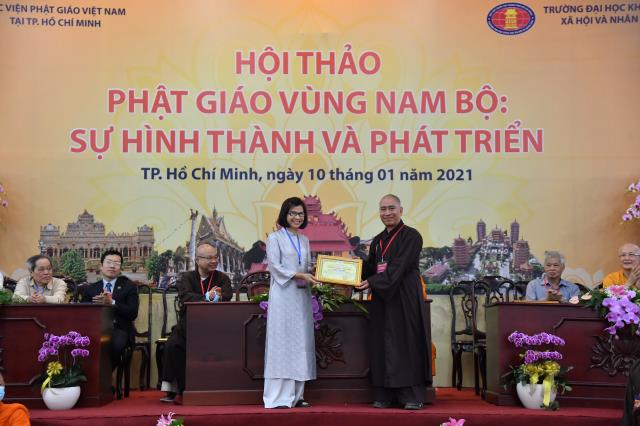 TP.HCM: Lễ bế mạc Hội thảo khoa học Phật giáo Nam bộ