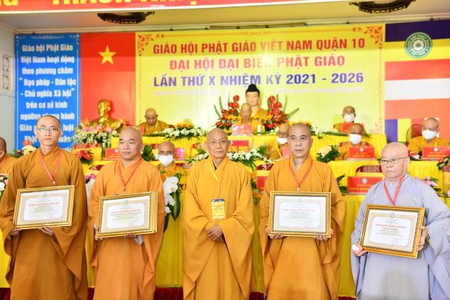 TP.HCM: Đại hội Đại biểu Phật giáo Quận 10 lần thứ X (nhiệm kỳ 2021 - 2026)