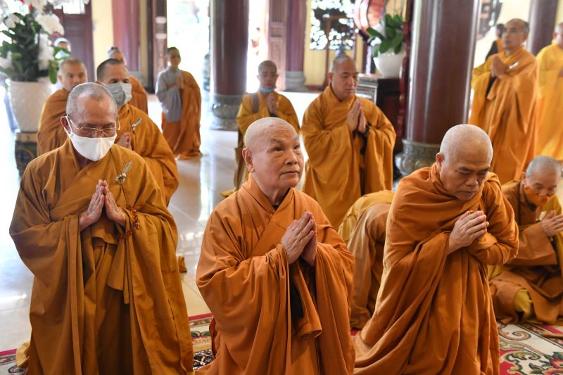 TP.HCM: Lễ thắp hương tưởng niệm của Hòa thượng Bổn sư của HT. Thích Minh Châu