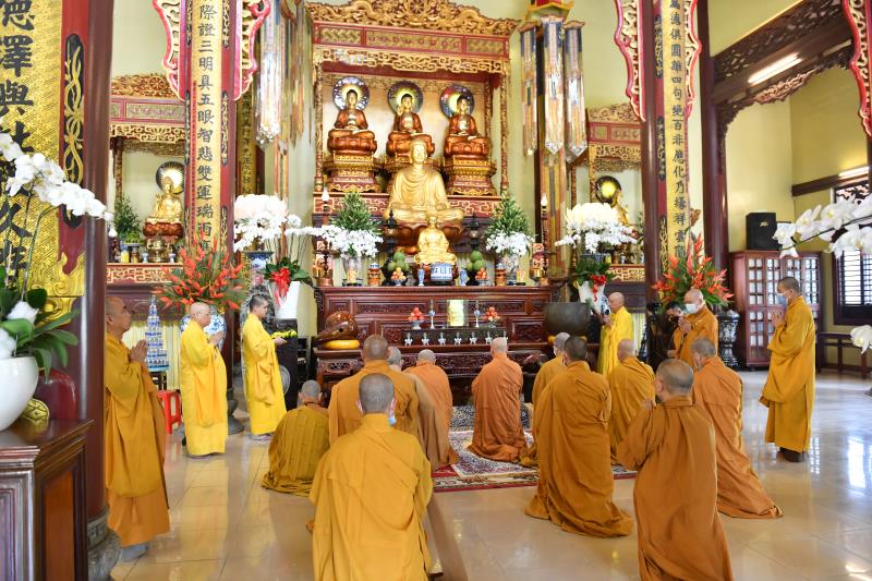 TP.HCM: Lễ thắp hương tưởng niệm của Hòa thượng Bổn sư của HT. Thích Minh Châu