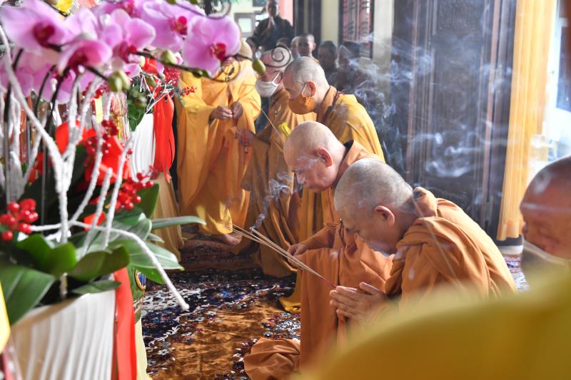 TP.HCM: Lễ thắp hương tưởng niệm của Hòa thượng Bổn sư của HT. Thích Minh Châu