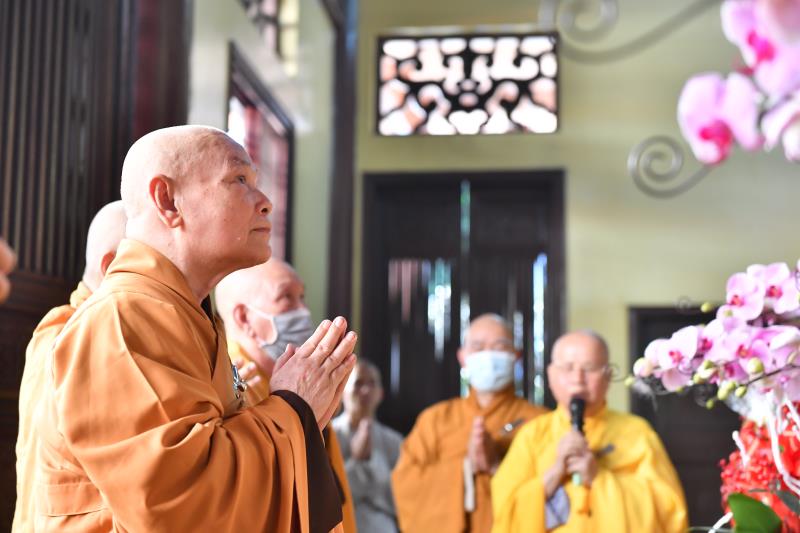 TP.HCM: Lễ thắp hương tưởng niệm của Hòa thượng Bổn sư của HT. Thích Minh Châu