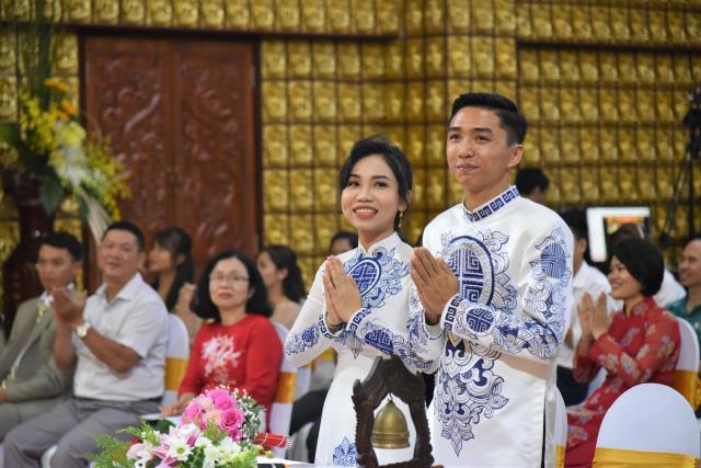 Chùa Giác Ngộ: Hôn lễ dưới đài sen của đôi uyên ương Văn Sơn và Bạch Thảo