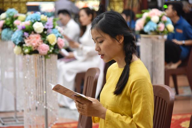 Chùa Giác Ngộ: Hôn lễ dưới đài sen của đôi uyên ương Văn Sơn và Bạch Thảo