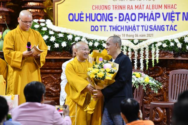 TP.HCM: Lễ ra mắt album nhạc “Quê hương - Đạo pháp Việt Nam” tại chùa Giác Ngộ