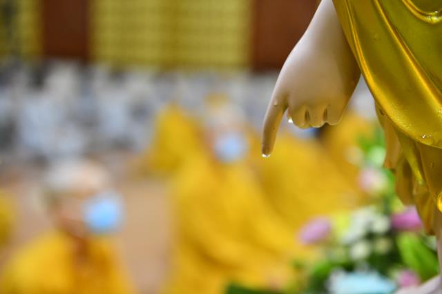 Chùa Giác Ngộ: Trang nghiêm nghi thức tắm Phật nhân Lễ Phật đản PL.2565 - DL.2021
