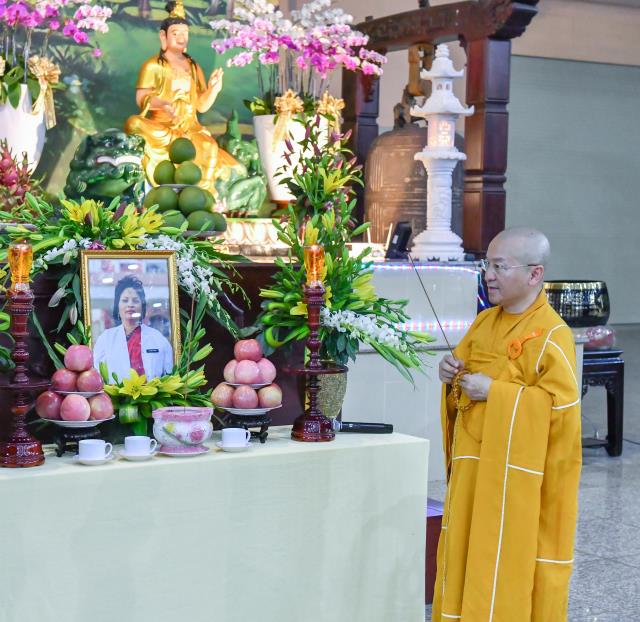 TP.HCM: Trang nghiêm Lễ tưởng niệm Tiến sĩ - Bác sĩ Mukti Bhatnagar tại Học viện Phật giáo Việt Nam