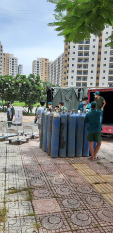 Giúp nhiều người giành lấy sự sống bằng 157 bình oxy