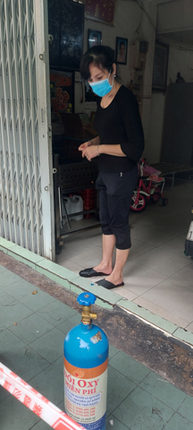 Chương trình “Đổi oxy miễn phí” của chùa Giác Ngộ lại giúp được thêm gần 300 người F0