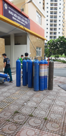 Giúp nhiều người giành lấy sự sống bằng 157 bình oxy