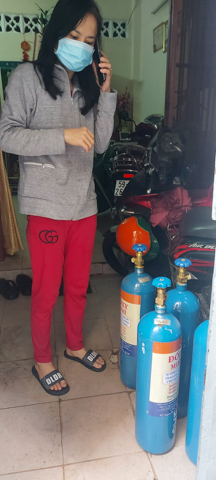 Chương trình “Đổi oxy miễn phí” của chùa Giác Ngộ lại giúp được thêm gần 300 người F0