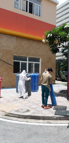 Chương trình “Đổi oxy miễn phí” của chùa Giác Ngộ lại giúp được thêm gần 300 người F0