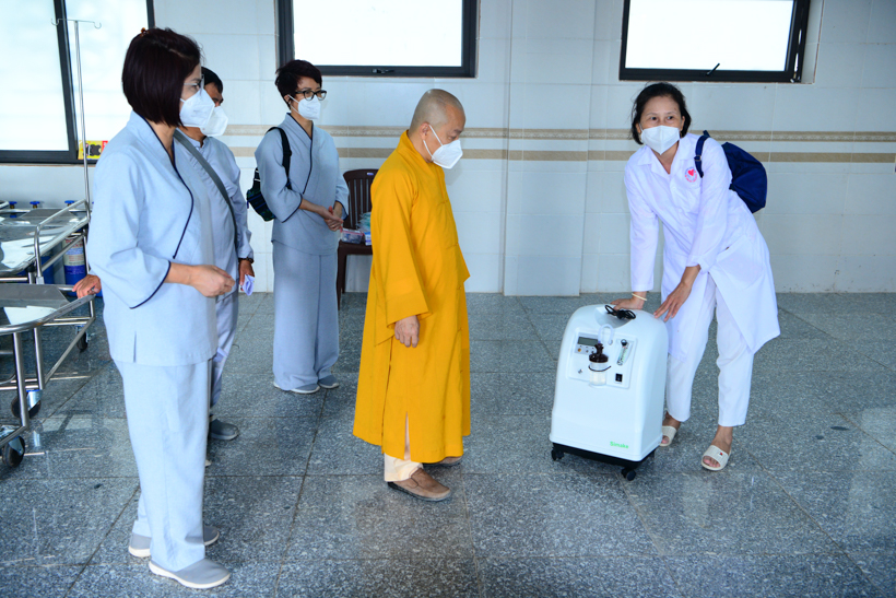 Khu cách ly chùa Quan Âm Đông Hải tiếp nhận 150 F0 trong ngày đầu tiên