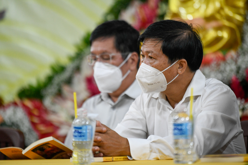 Lễ khánh thành tòa Tăng xá chùa Quan Âm Đông Hải, nơi làm khu cách ly điều trị Covid-19 của thị xã Vĩnh Châu, tỉnh Sóc Trăng