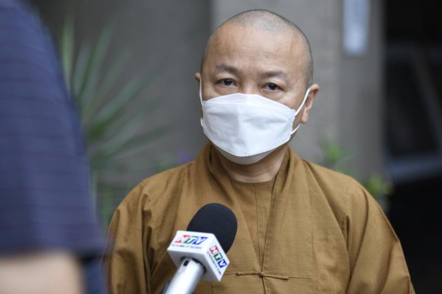 TT. Nhật Từ tham dự Hội nghị Tri ân các tôn giáo, cơ sở tôn giáo vận động tình nguyện viên hỗ trợ tại các bệnh viện điều trị bệnh nhân Covid-19