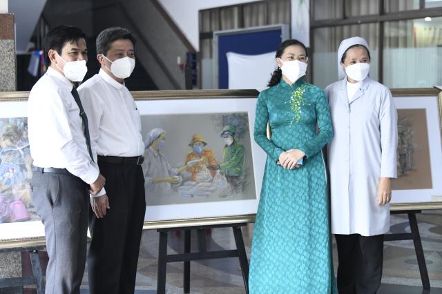 TT. Nhật Từ tham dự Hội nghị Tri ân các tôn giáo, cơ sở tôn giáo vận động tình nguyện viên hỗ trợ tại các bệnh viện điều trị bệnh nhân Covid-19