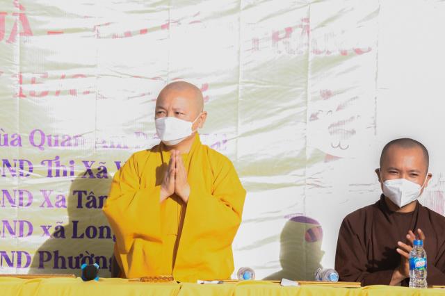 Tổng kết và bàn giao lại khu cách ly điều trị Covid-19 chùa Quan Âm Đông Hải (Quỹ ĐPNN trao tặng quà tết yêu thương năm 2022 tại tỉnh Sóc Trăng)