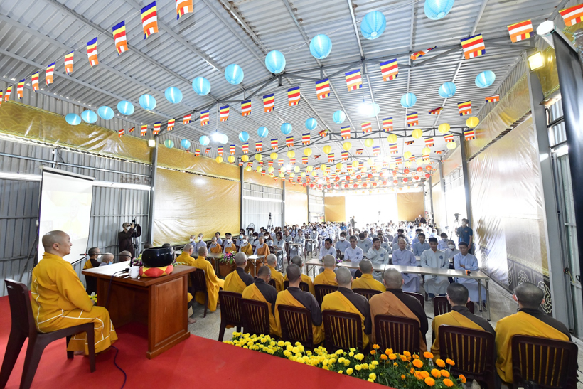 Sóc Trăng: Chùa Quan Âm Đông Hải khai mạc khóa tu Tuần An Lạc đầu năm