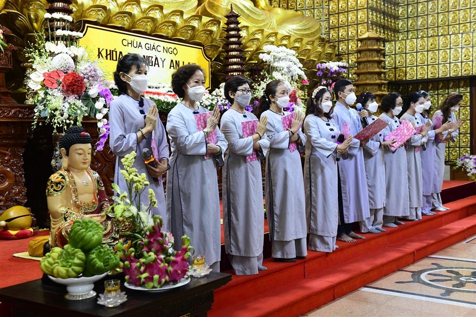 Khóa tu Ngày An Lạc: “Hoa” nở trong tâm