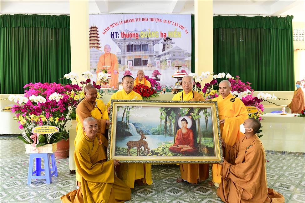 Bà Rịa - Vũng Tàu: Lễ Khánh tuế lần thứ 81 của Hòa thượng Thích Quảng Hiển