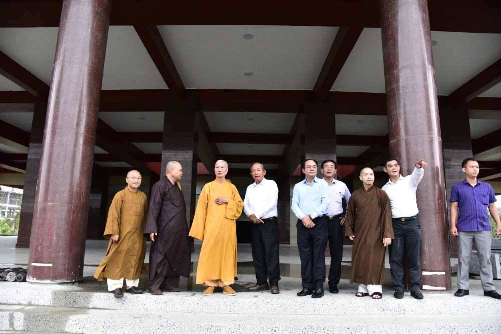 Nguyên phó thủ tướng thường trực Trương Hòa Bình cúng dường tượng Phật 6m đến Học viện Phật giáo Việt Nam tại TP. HCM